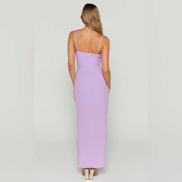 NWT Showpo brand chiffon lilac gown - Picture 2 of 5